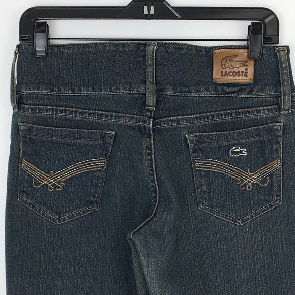 Vintage LACOSTE Jeans mid rise crop capri denim - Picture 9 of 16